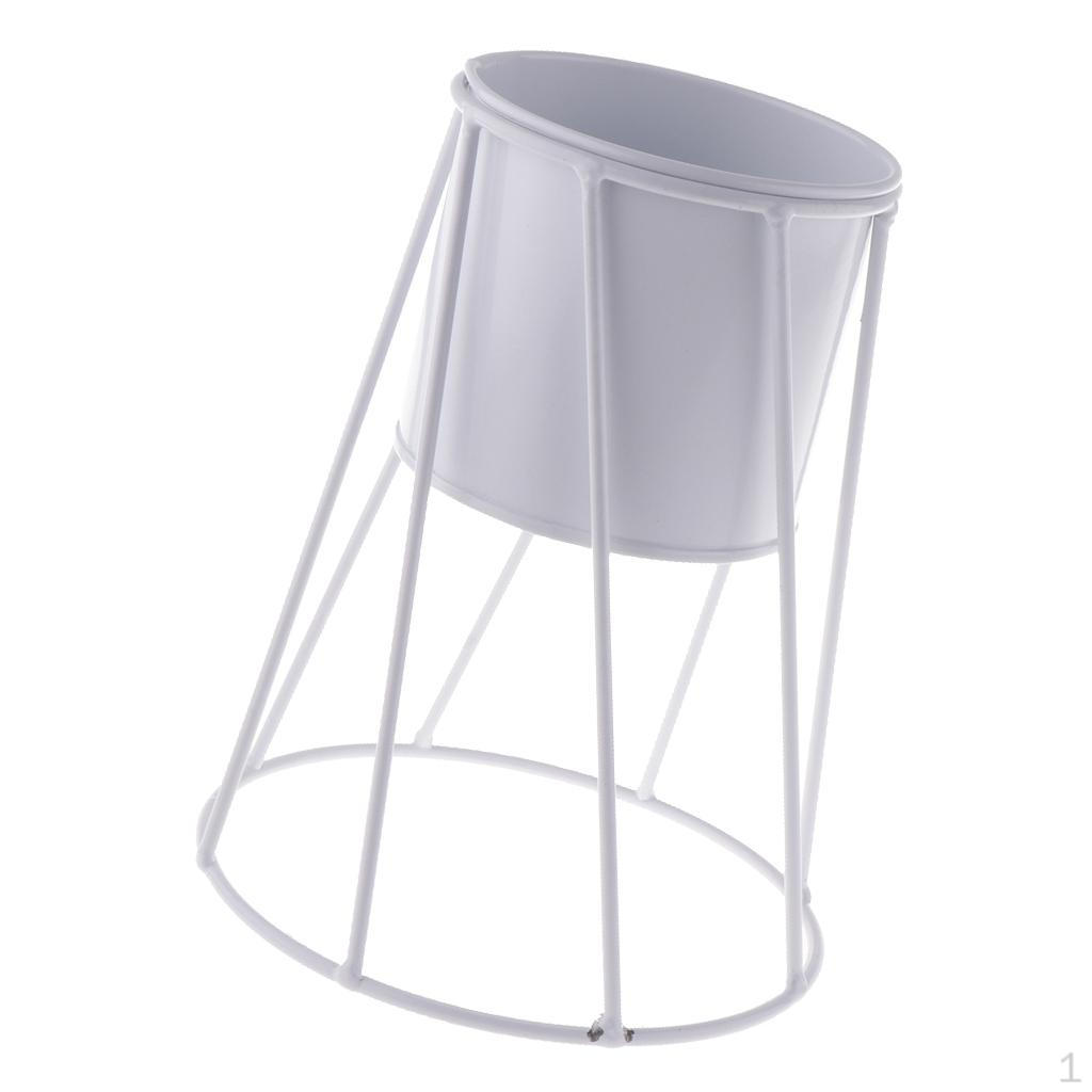 Creative Iron Rack Flower Pot Metal Vase For Indoor Living Room Balcony Bar Decoration