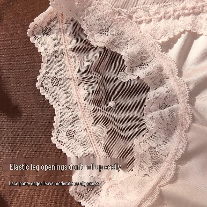 Urban Beauty Women's Sexy Lace Mid-Waist Briefs 3-Pack