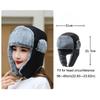 Windproof Lei Feng Hat Warmth Plush Hood Cap Fashion Cold Hat  For Women Man