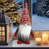 Holiday Gnomes Handmade Figurines Statue Doll Christmas Gnome Decoration For Garden Window Home Indoor Halloween Table Holiday