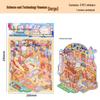 Extra Large 3D Cartoon Landscape Sticker: Ancient Style DIY Miniature Scene