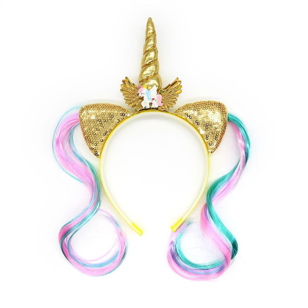 Unicorn princess accessories set, linking crown necklaces, headbands, girls' princess dress accessories, cross-border foreign trade