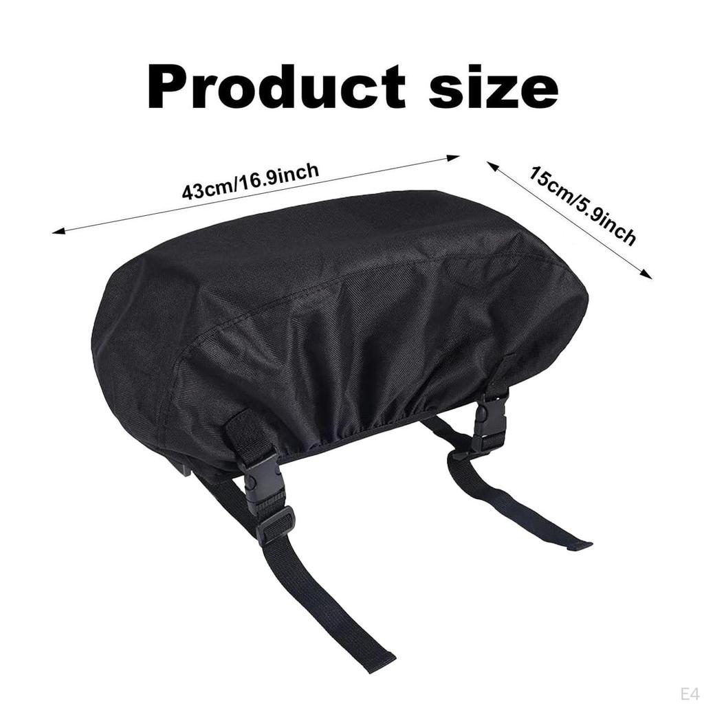 Car Winch Cover Accessory Adjustable Straps with Buckles Waterproof Tear Resistant Oxford Cloth