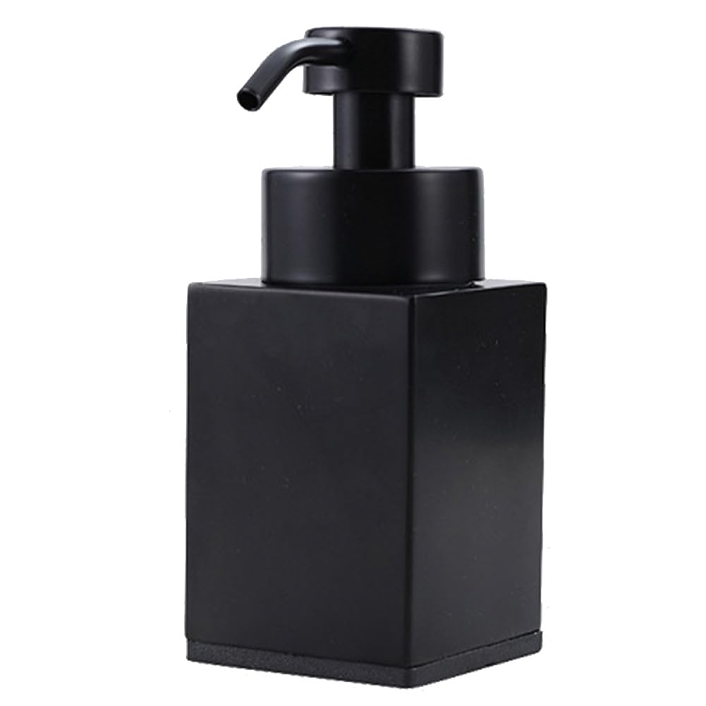 

Диспенсер для мыла из нержавеющей стали, флакон для мыла из керамики, стильный контейнер для заправки, флакон для заправки, милый серебристый, черный, большой чёрный