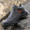 Outdoor sports mountaineering men's shoes autumn and winter men's lace-up dirt-resistant tooling shoes leather shoes men