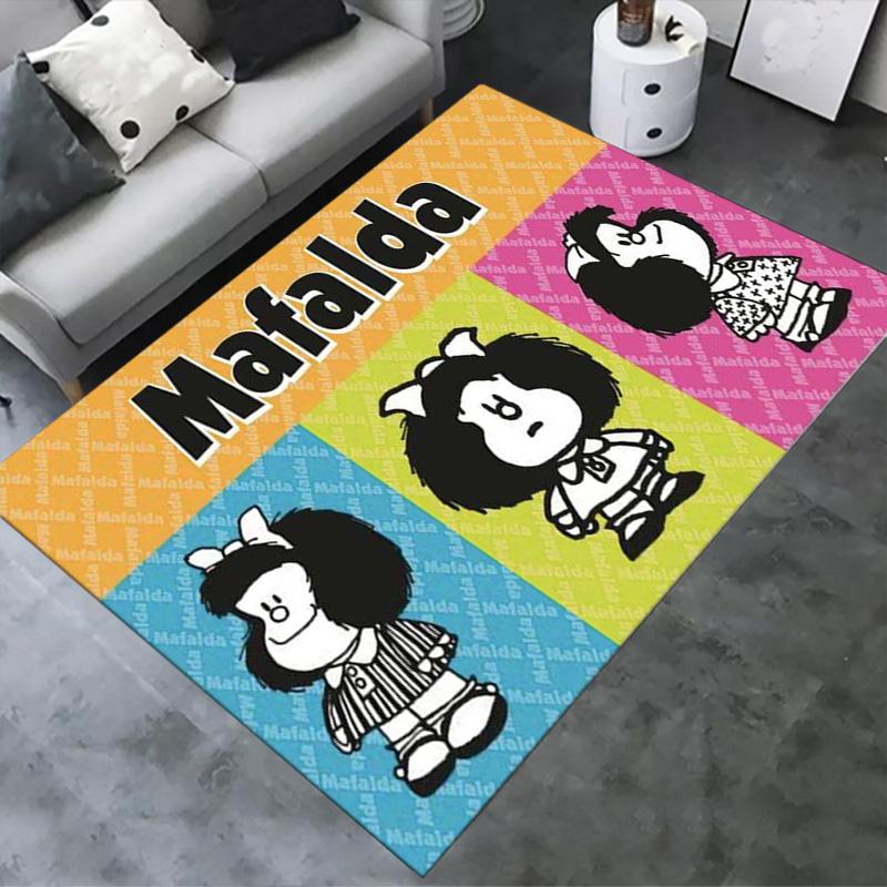 Mafalda Carpet Rug for Living Room Bedroom Home Sofa Decoration,Kids play Non-slip Floor Mat