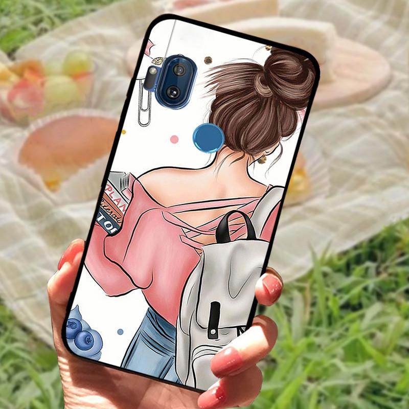 For Moto One Hyper Case Cover For Moto OneHyper Silicone Soft Marble Black Bumper Funda Coque for Moto One Hyper Protective Capa