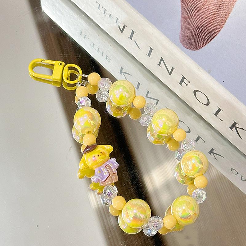 Kreative kleine Figur Kurze Perlen Handykette Tasche Auto Schlüsselanhänger Anhänger Ornament Geschenke