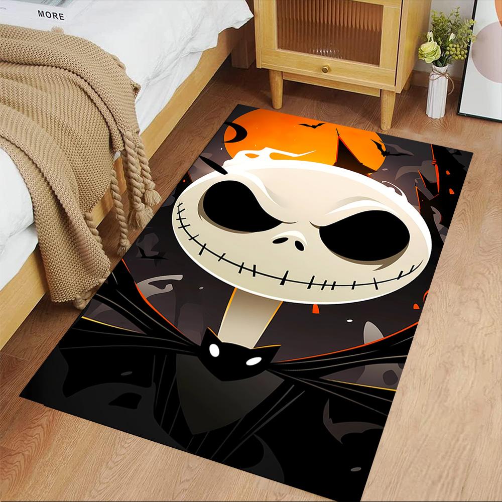Jack Skellington Area Rug Perfect for Foyer Game Room Outdoor Study room Anti-slip Rug Anime Office Decor Perfect Gift for Friends & Family