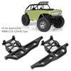 2pcs RC Aluminium Alloy Side Pedal Replace Parts for   SCX24 90081 C10 1/24 RC Cars