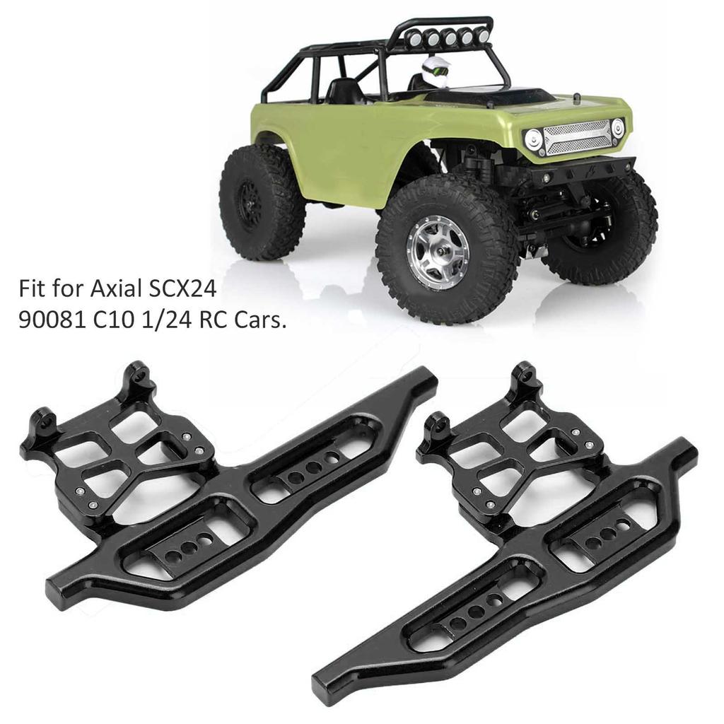 2pcs RC Aluminium Alloy Side Pedal Replace Parts for SCX24 90081 C10 1/24 RC Cars