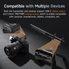 comica VM40 Wireless Gun Microphone 32GB Internal Super Wireless Wired Dual 200m Transmission External Microphone for and and Condenser Microphone