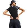 Under Armour Short Sleeve Crew Neck Logo T-Shirt Women Tops 6015368-008