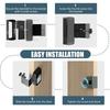 Universal Doorbell Mounting Bracket with Not Theft Design & Easy Installation Metal Doorbell Holder for Video Doorbells