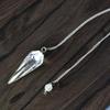[Sedona Magic] Frost Point Dowsing Ice Pendulum Frost Point Natural Stone Quartz
