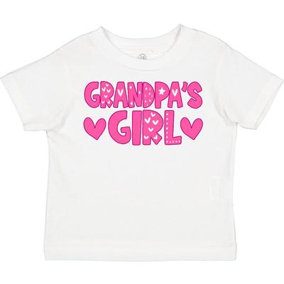 Inktastic Grandpas Girl Granddaughter Gift Toddler T-Shirt Family Girls Little