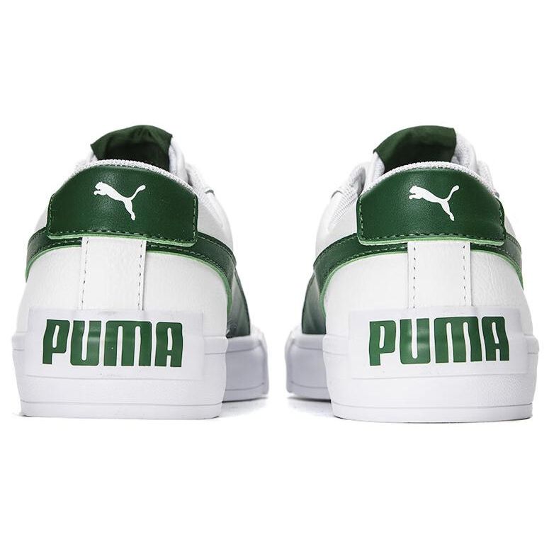 Puma Tênis Casuais de Cano Baixo Bari Tênis Unissex Branco Verde 389382-04