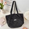 Fresh and Sweet Floral Chiffon Shoulder Bag Large Capacity Student Bag Fashionable Versatile Tote Bag Women