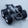 Alt Metal 1 & 2 Aksler Trailer med Træk Femtehjul til 1/14 Tamiya RC Lastbil SCANIA 770S VOLVO FH16 BENZ MAN LESU Bil