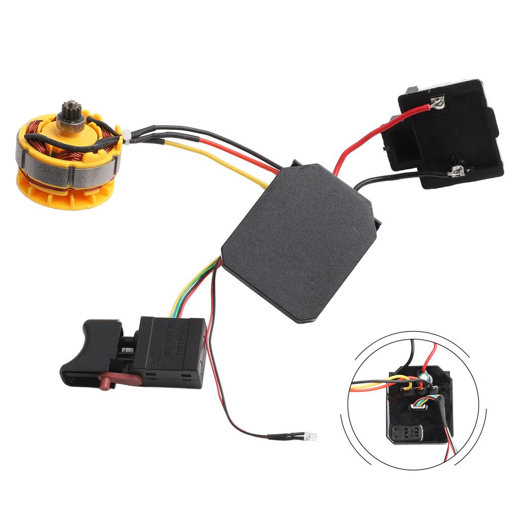 Řídicí deska Elektrický klíč Řídicí deska Kolík Základní deska Příslušenství Bezuhlíkový elektrický klíč Kovová základní deska