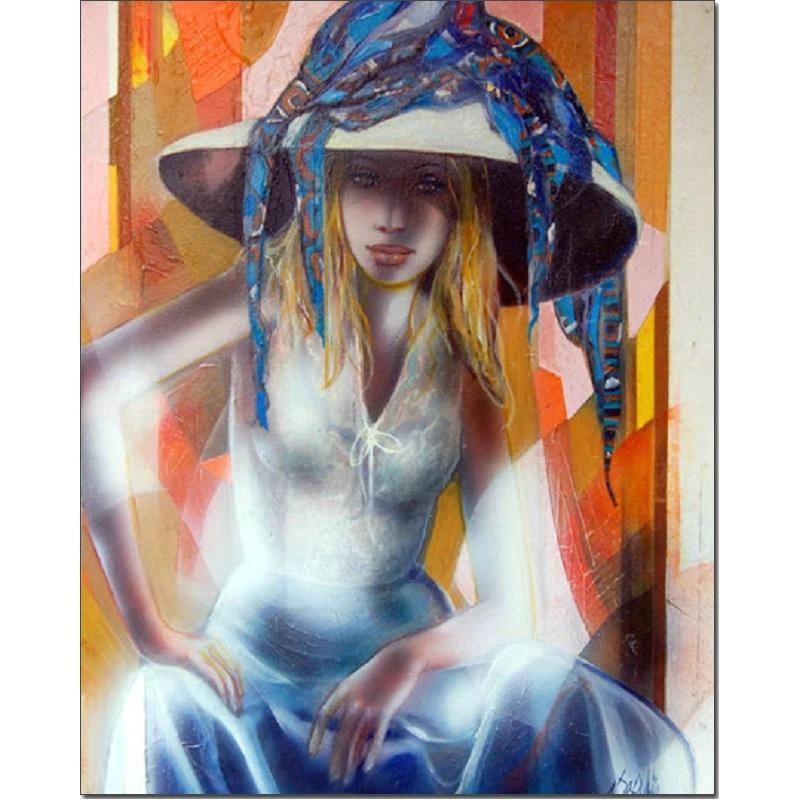 

5D DIY Алмазная картина Девушка Набор для вышивки крестом Мозаика Алмазная вышивка Роза Полный круглый/квадратный дрель Украшение дома