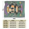 Cappuccino Assassino Italian Brainrot Memes Blanket  Travel Flannel Bedding Throws For Couch Chair Sofa Bed Super Soft Bedspread