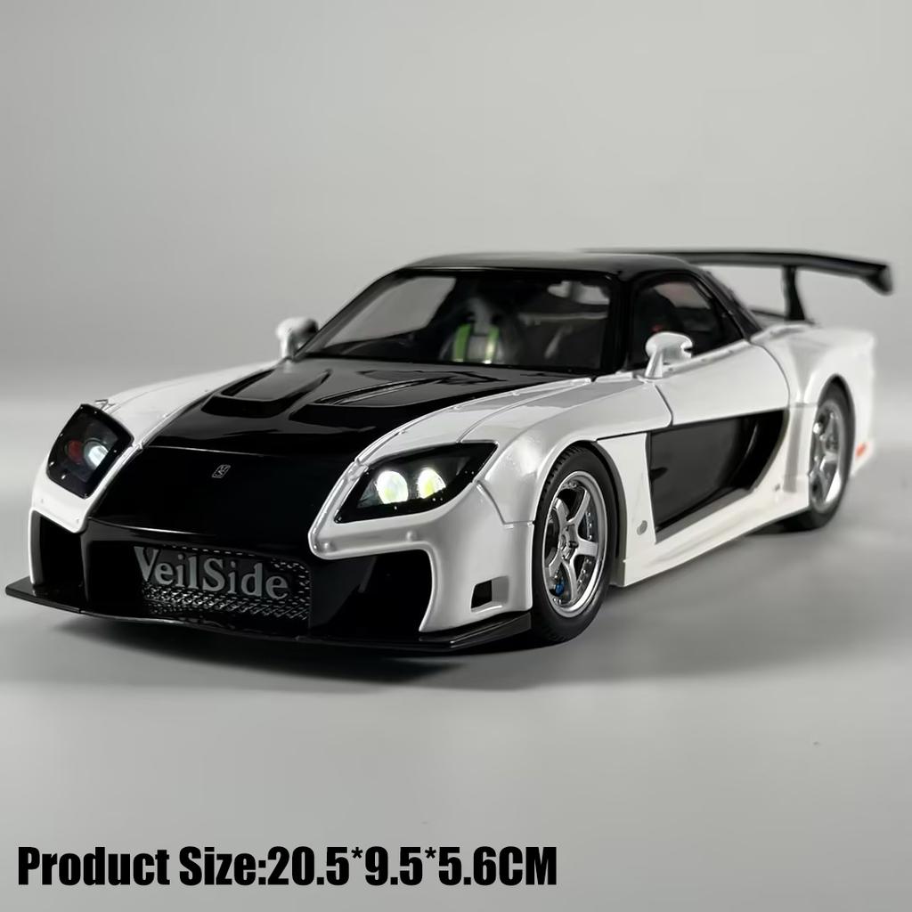 Jdm 1:24 Mazda Rx-7 Fd3S Veilside Fortune Fast & Furious: Tokyo Drift Alloy Metal Diecast Model Car Home Trendy & Desktop Gifts