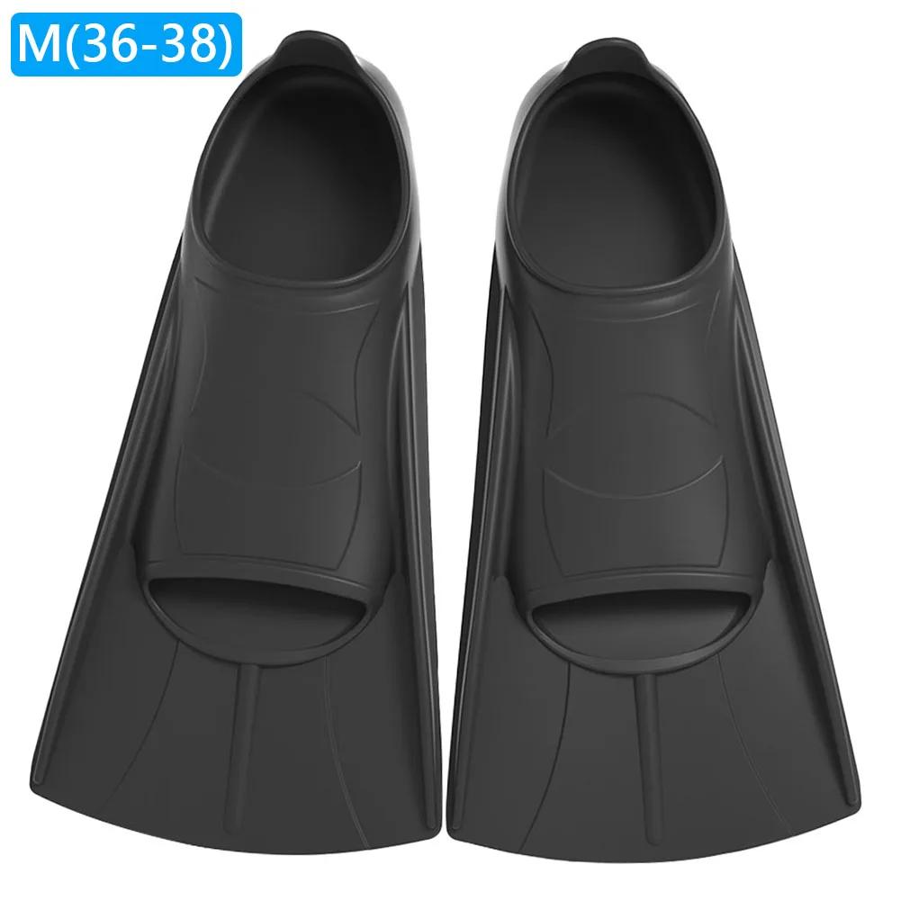 Swimming Training Fins Swimming Flippers Comfortable Floating Flippers Non Slip Diving Shoes Portable for Kids Girls Boys Adults