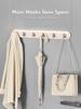 Kitchen Hook Wall Mounted Non Perforated Door Adhesive Hook Behind Bathroom Hook Waterproof And Moisture-Proof High Load-Bearing