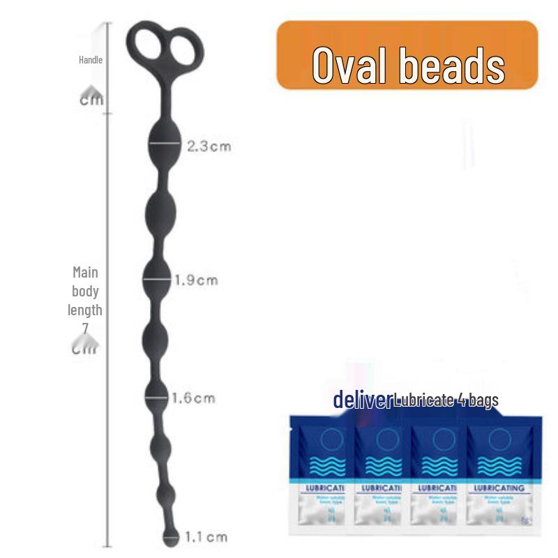 Versatile Extra-Long Anal Plugs: Large-Size Beaded Masturbators for Men and Women, Adult Toys