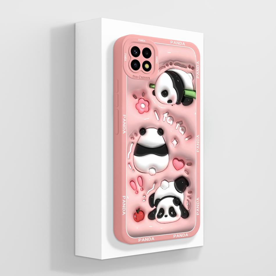 For Samsung Galaxy A22 5G F42 A22S Phone Case Cute Design Upgrade Camera Protection Soft Liquid Silicone Shockproof Back Cover