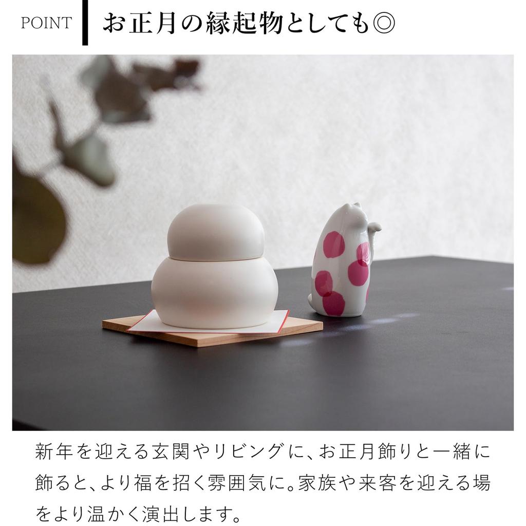 SETOMANEKI Maneki-neko (beckoning Cat), Seto Ware, Good Luck Charm, Auspicious Object, Simple Interior Decoration (saba, Small)