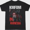 Neues KMFDM Band AMNESIA Album T-Shirt S-5XL Schwere Baumwolle Schwarz SE689 Unisex T-Shirt