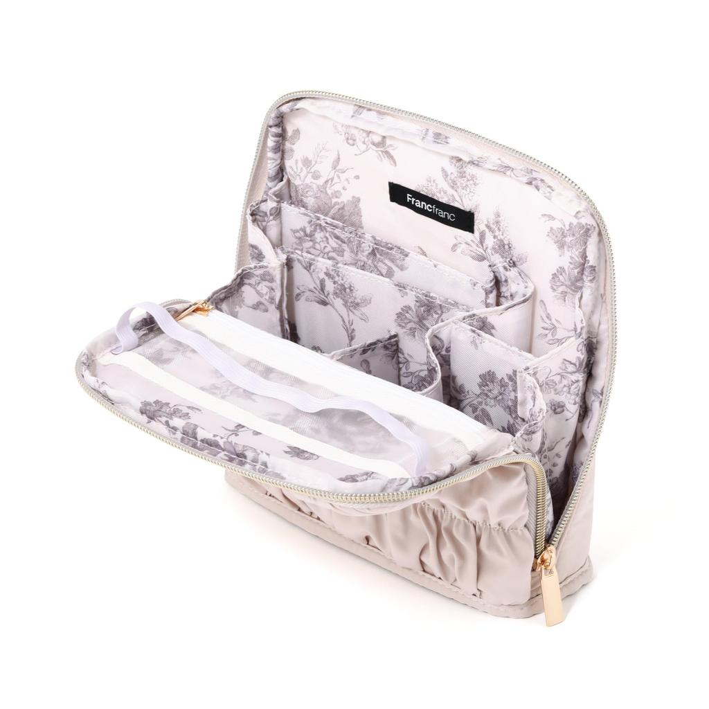 Francfranc Gathered Tool Pen Stand Light Pen Pen Desk Stationery Pouch Pouch, Pink, Holder, Case, Storage,