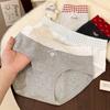 Girls Spring and Autumn Cotton Antibacterial Breathable Comfortable Briefs