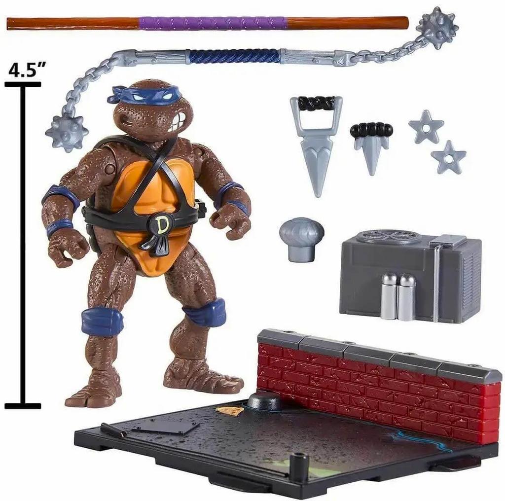 TMNT Playmates 40° Anniversario - Raffaello, Figura Originale Da Schizzo - Edizione Collezionisti