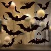 Stylish Halloween Bat Window Clings For Hauntingly Beautiful Indoor Decor