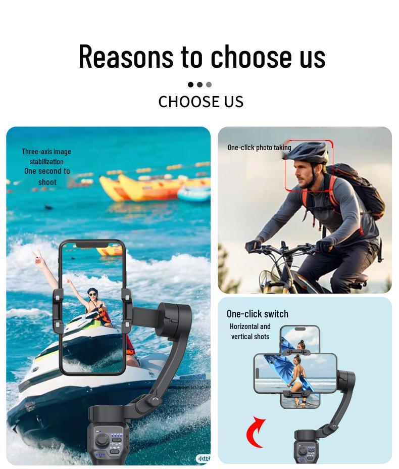 Skládací tříosý gimbal F11 LITE s umělou inteligencí a sledováním obličeje