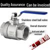 304/316 Stainless Steel Two-Piece Full Bore Ball Valve Q11F-16P, High Temp Resistant, Female Threaded, 4 Points