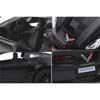 1:36 Chevrolet Corvette C7 Alloy Diecast Modely supersportovních modelů aut, simulační kovová karoserie vozidla se stahováním Dětské hračky