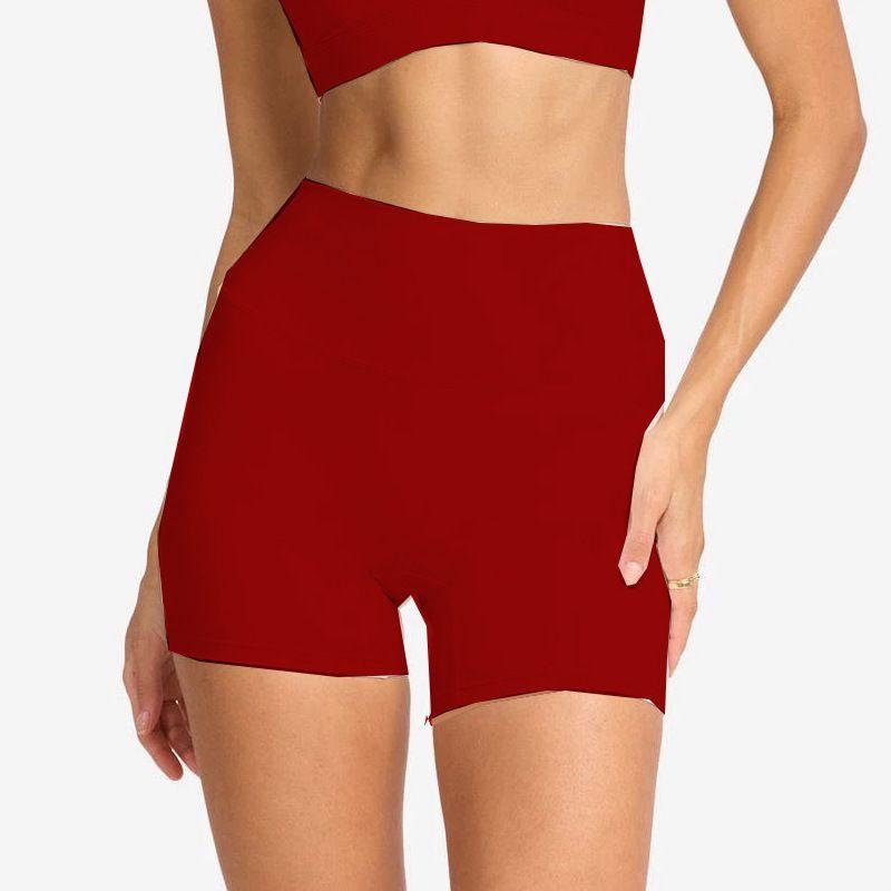 

Fall 2025 European and American Yoga Clothes Bra Sports Vest Women Big Backless Beauty Back Including Chest Pad Fitness Underwear Sexy M Wine red shorts