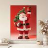 Pearl Painting DIY Kit Santa Claus Christmas Tree Gift Frameless Handmade Bead Canvas Art Creative Leisure Craft for Bedroom Living Room Decor