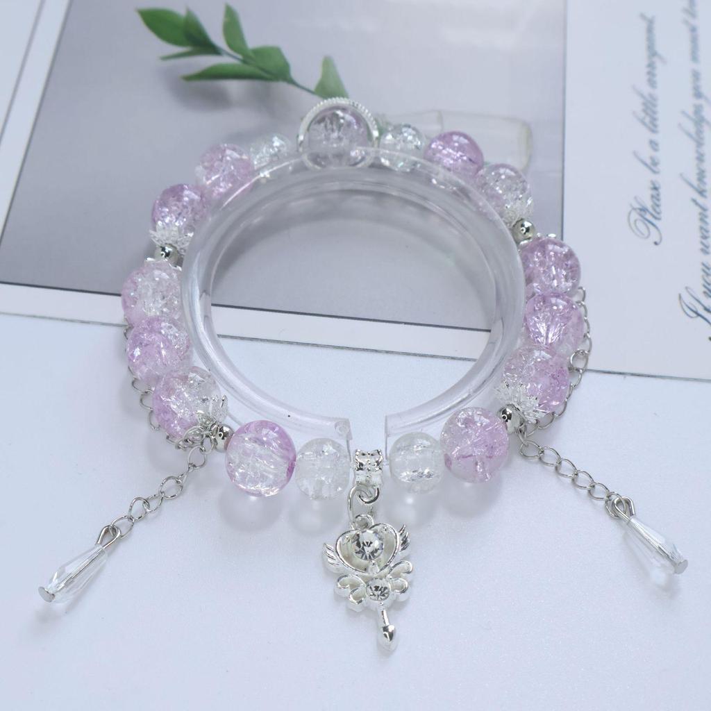 Mori Style Mermaid Crystal Bracelet – Versatile Niche Design for Women, Ideal for Students and Best Friends