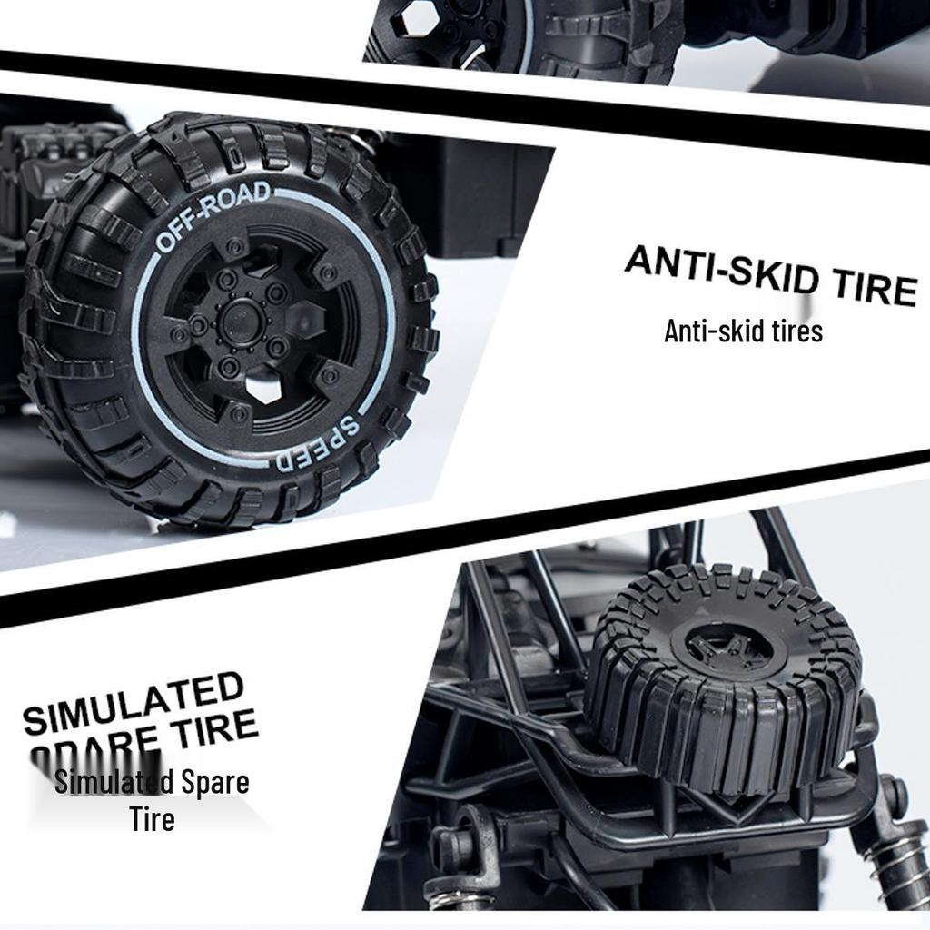 Alloy Off-Road Remote Control Car Toy for Boys Aged 3-6 Years