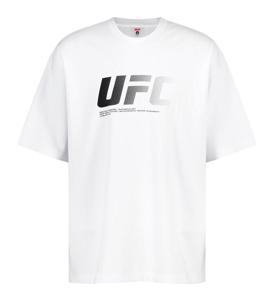 UFC SPORT Ufc Zero 100 Oversized Short Sleeve T-Shirt White U4Ssx2312Wh