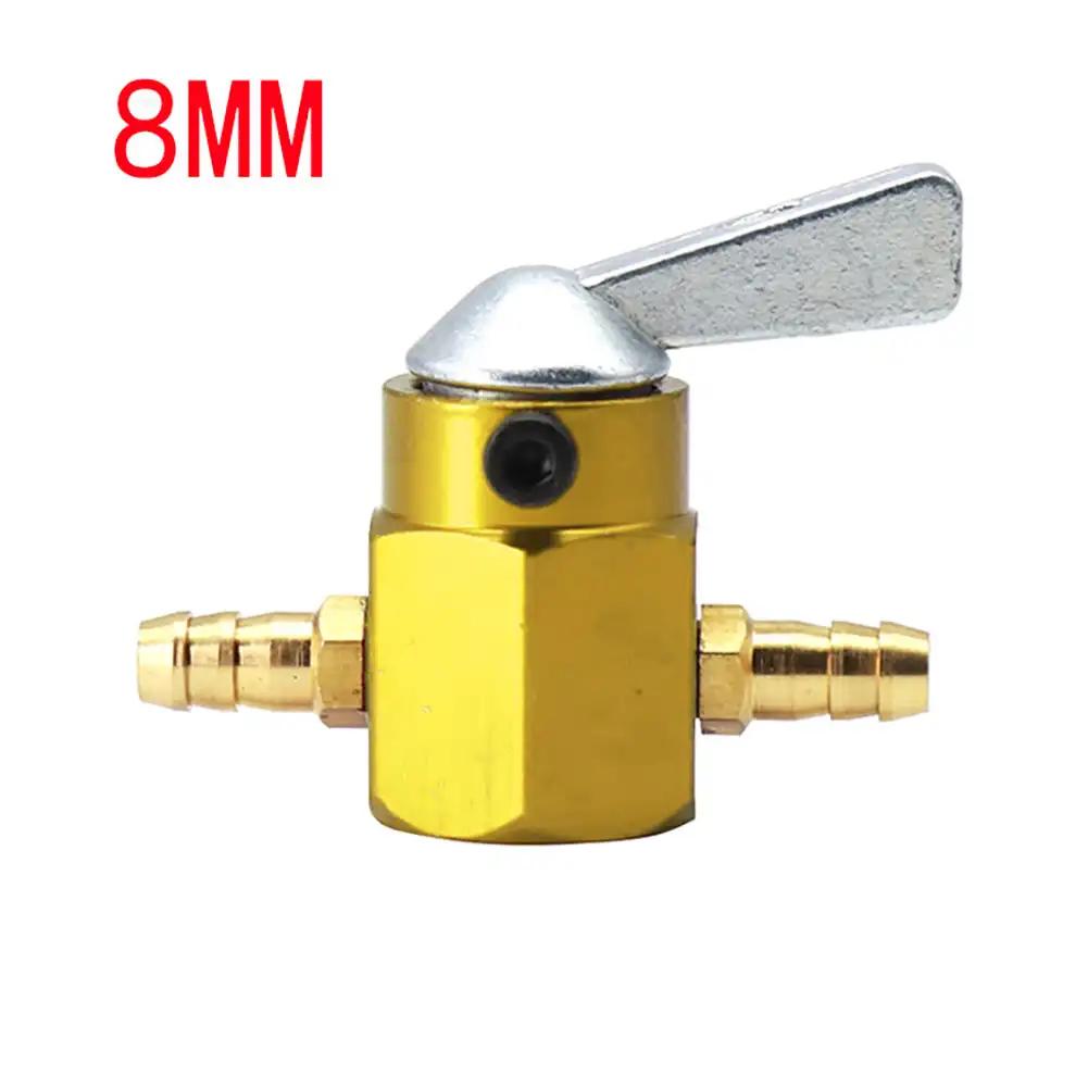 Universal Motorcycle In-line ON/OFF Switch Petrol Gas Fuel Tap Petcock Fuel Switch Inline 6mm 8mm For ATV Motorcycle Part