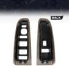 PIT66 Front Window Switch Trim Bezel Set Compatible with 2003-2007 Chevy Silverado/GMC Sierra 1500 2500 3500 (4 Door Models) Tan