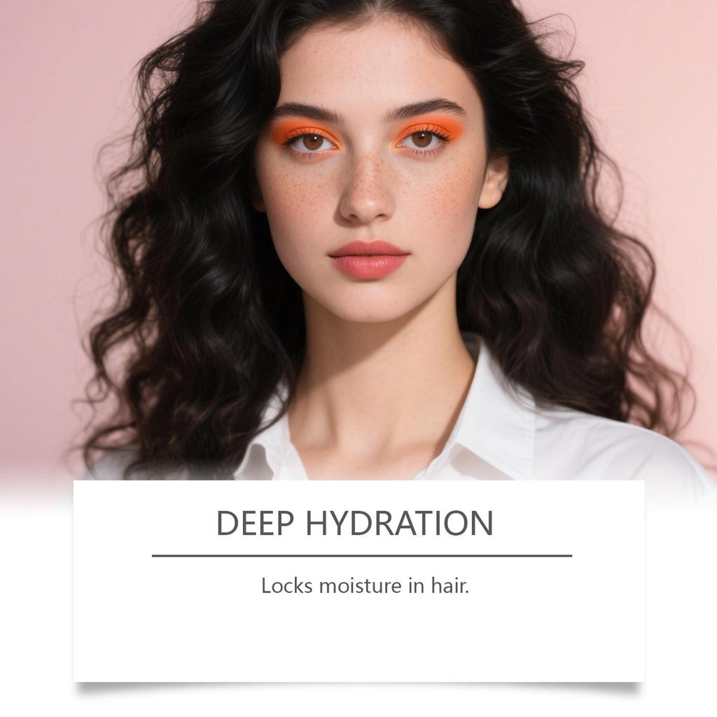 2PCS - 30ml Moisturizing Hair Oil, Nourishes and Softens Hair, Lightweight and Smooth, Refreshing and Non-greasy.