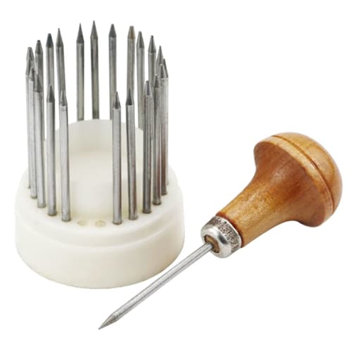 Rimikuru Mill Chisels, 23-Piece Set for Metalworking, Stone Setting, and Boring Tools, Nanako Chisels, Hand Carving Tools