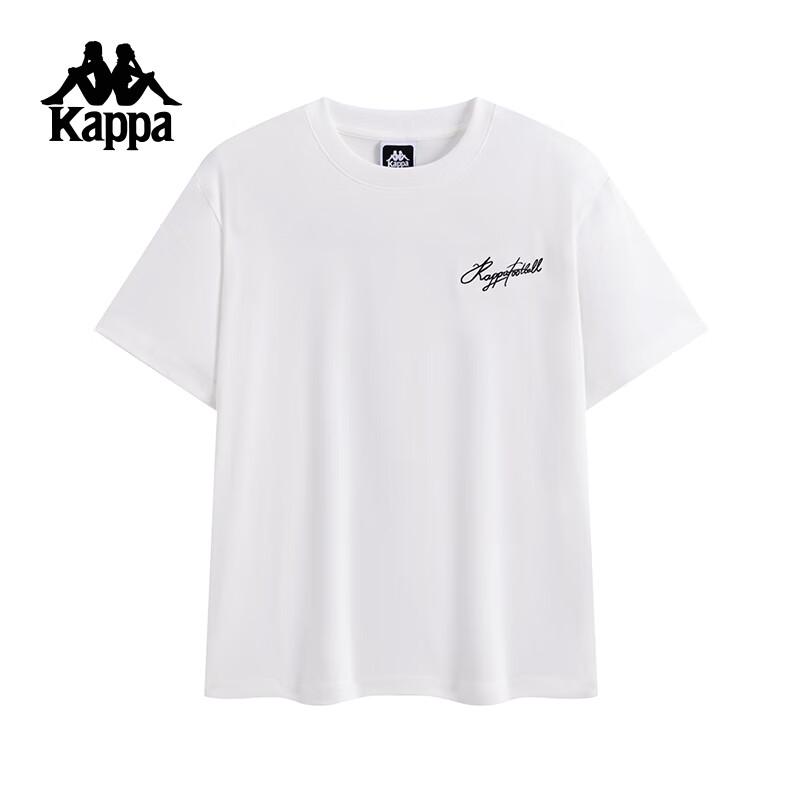 Kappa 2025 Summer Embroidered Cotton Casual T-Shirt